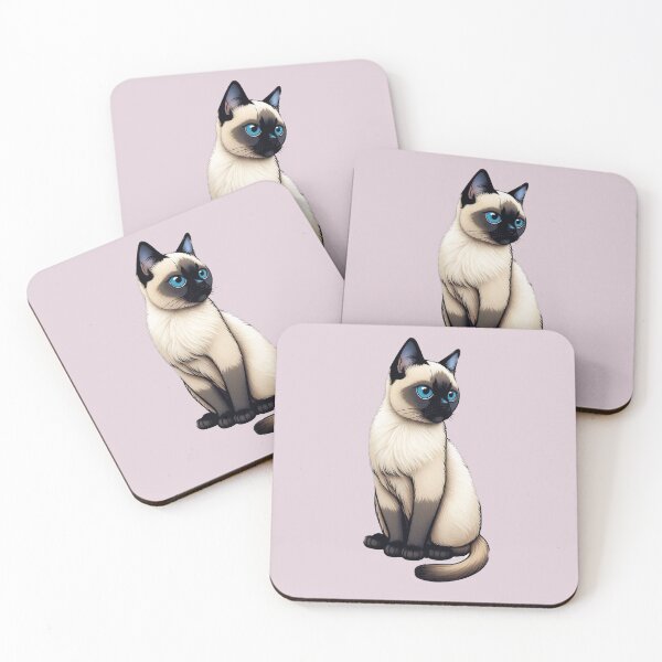 Item preview, Cute Siamese Cat designed and sold by kansaikate.