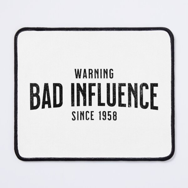 Item preview, Warning, Bad Influence Since 1958 - Vintage Birthday Gift For Anyone Born In 1958 - Buy This designed and sold by AlanPhotoArt.