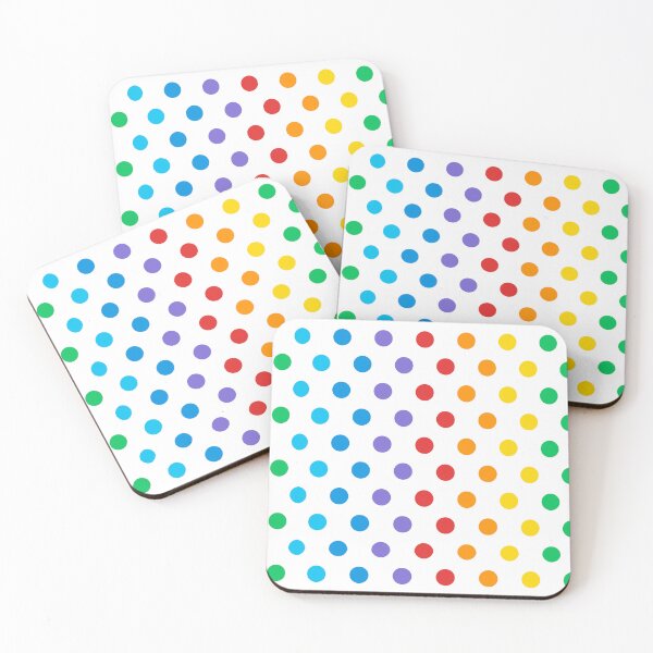 Item preview, SPRING & SUMMER POLKADOTS, COLORFUL POLKA DOTS, BRIGHT PRIMARY COLORS designed and sold by classic car craze.