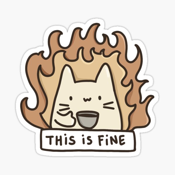 Item preview, This is Fine Cat designed and sold by DinosaurGoBrr.