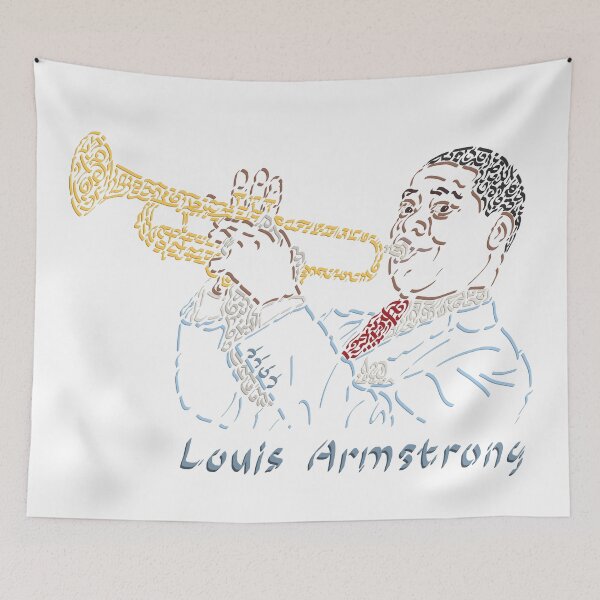 Item preview, Louis Armstrong The Jazzman designed and sold by Karotene.