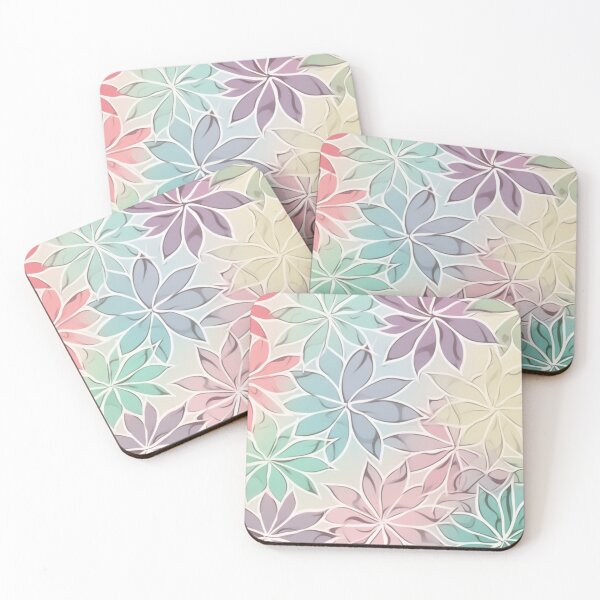 Item preview, Colorful Pastel Floral Print designed and sold by Krizelle Flores.