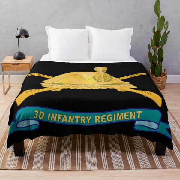 Item preview, Army - 3d Infantry Regiment - DUI w Br - Ribbon X 300 designed and sold by Military Insignia Products.
