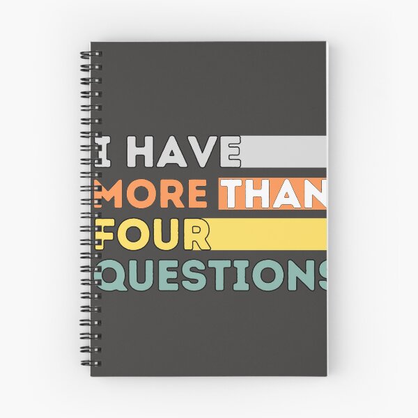 Item preview, I Have More Than Four Questions vintage designed and sold by Stickers  Designer.