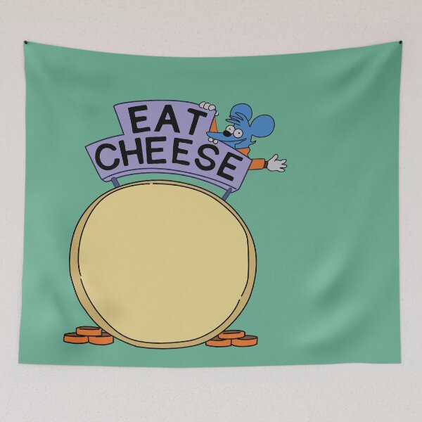 Aperçu de l'œuvre Manger du fromage qui démange créée et vendue par REALsaintpetty.