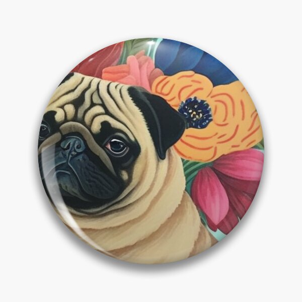 Artikelvorschau, Piper the Pug entworfen und verkauft von RoseAesthetic.