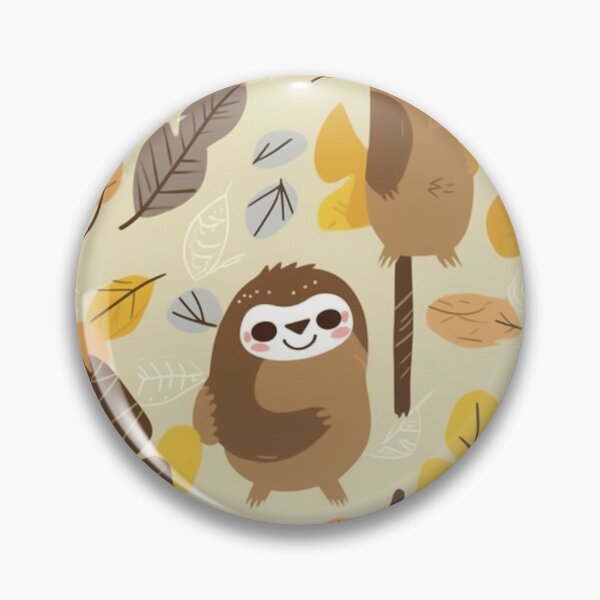 Item preview, cute simple sloths pattern designed and sold by draegenDesign.