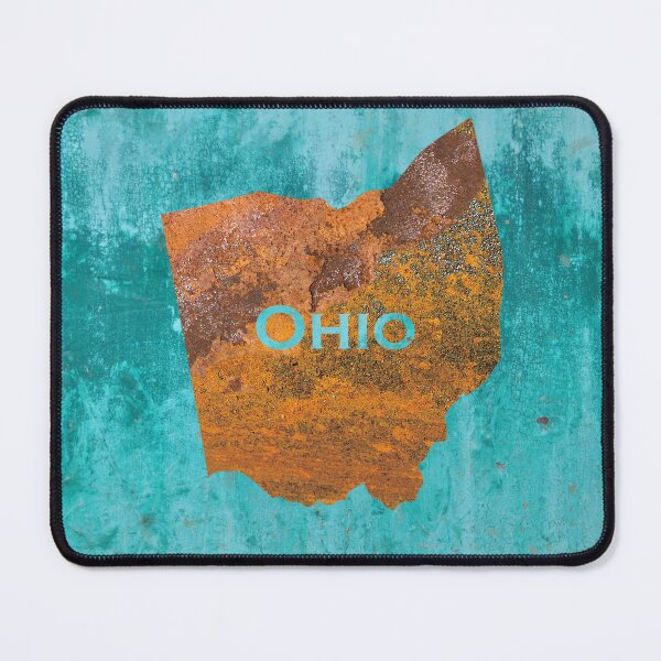 Item preview, Ohio Rust on Teal designed and sold by Elisabeth Lucas.