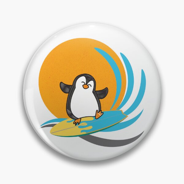 Item preview, Penguin's Gone Surfing! designed and sold by Poppies-Express.