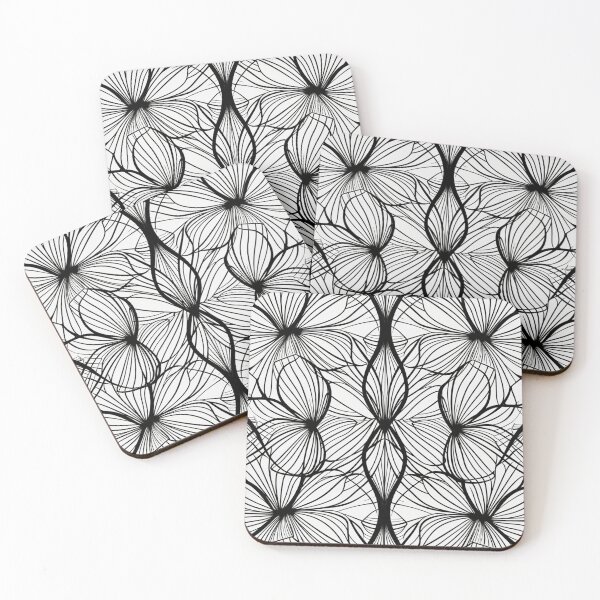 Item preview, Black and White Line Abstract Print designed and sold by Krizelle Flores.
