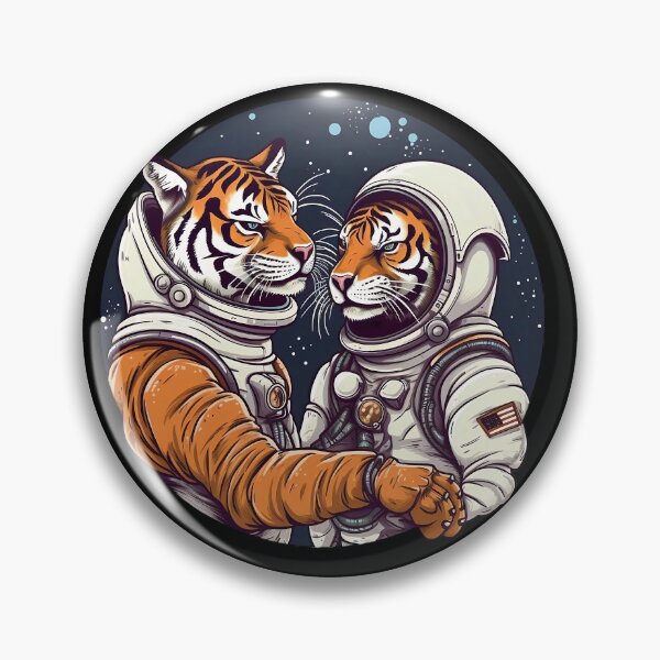 Item preview, Two Tigernauts "Taikonauts" designed and sold by paulstamp.