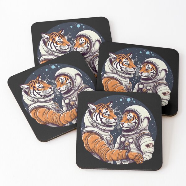 Item preview, Two Tigernauts "Taikonauts" designed and sold by paulstamp.