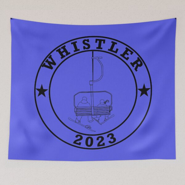 Item preview, Whistler Snow Ski and Board Chair Lift 2023 designed and sold by ClaireBillson.