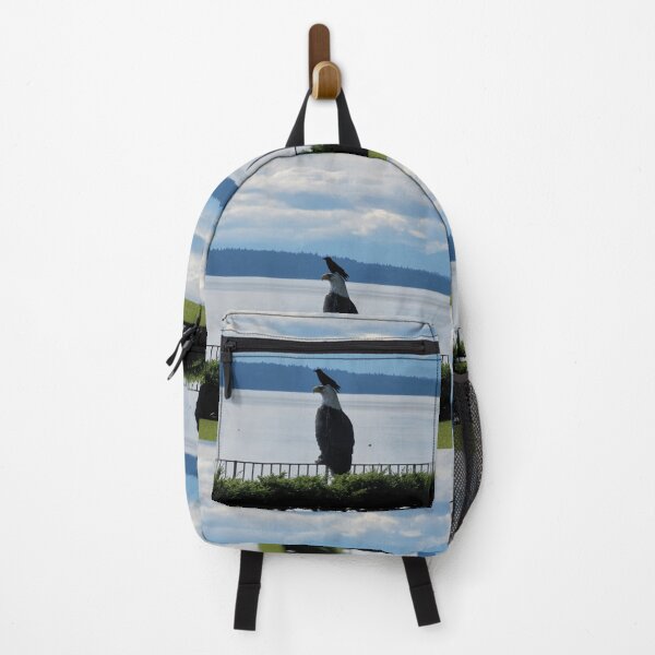Item preview, Puget Sound View of Crow on Eagle Head! designed and sold by Bleknervin.