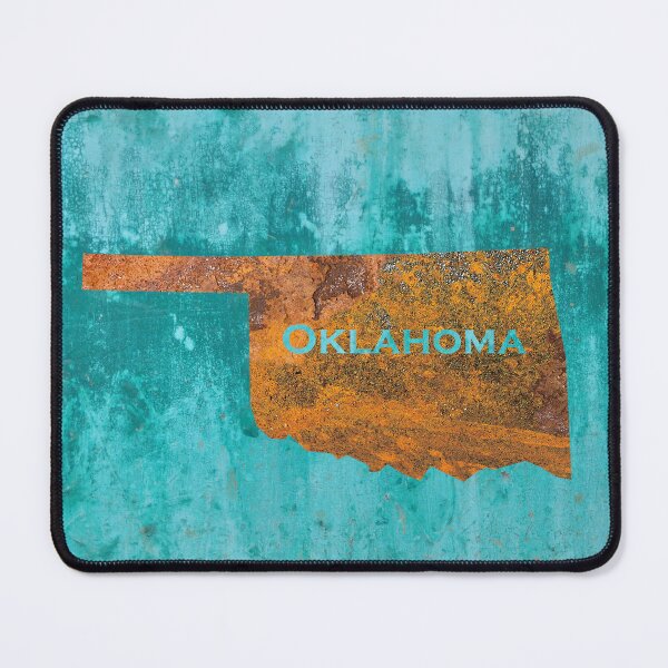 Item preview, Oklahoma Rust on Teal designed and sold by Elisabeth Lucas.