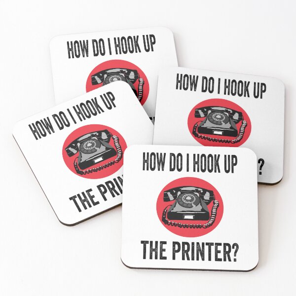 Item preview, How do I hook up the printer? designed and sold by TJHstudio.