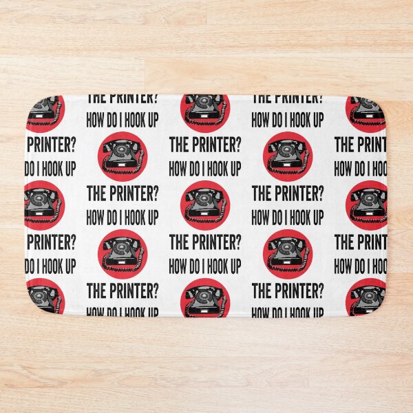 Item preview, How do I hook up the printer? designed and sold by TJHstudio.