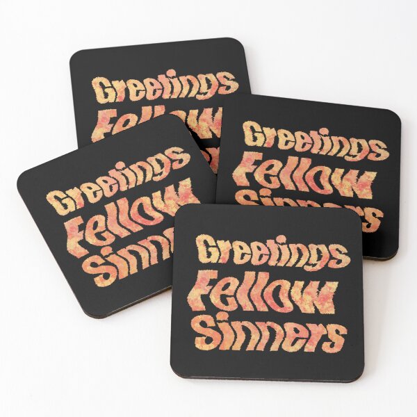 Item preview, Greetings Fellow Sinners (Orange) designed and sold by O1RSH.