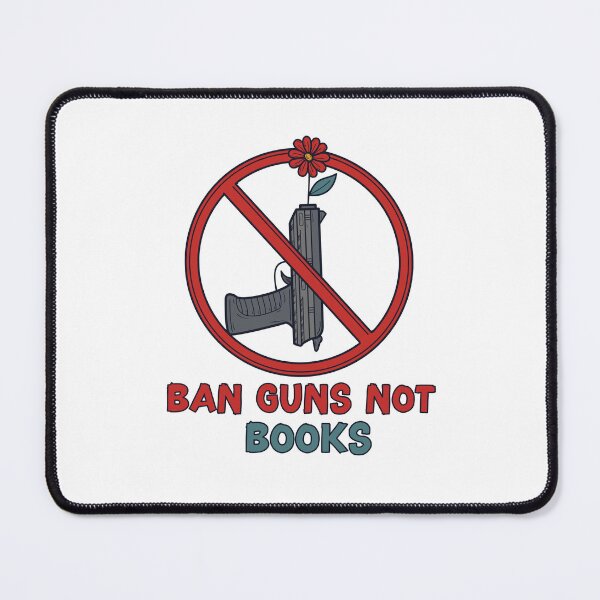 Item preview, Ban Guns Not Books Banned Books Lover Read Book Vintage Sticker designed and sold by r1bbit.