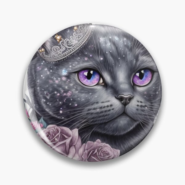 Artikelvorschau, Shimmery Black British Shorthair entworfen und verkauft von Nocturne Paws.