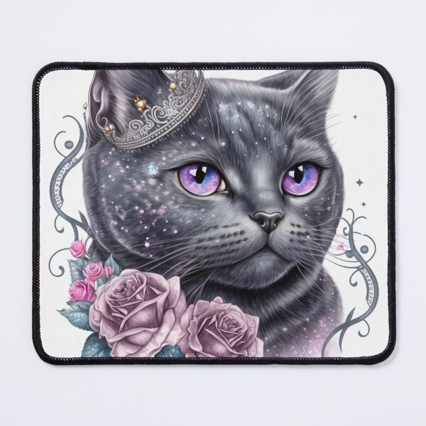 Item preview, Shimmery Black British Shorthair designed and sold by Nocturne  Paws.