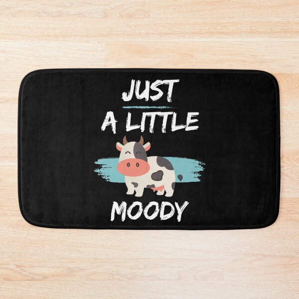 Item preview, Just a little moody | just a little moody cow designed and sold by HStudioPrints.