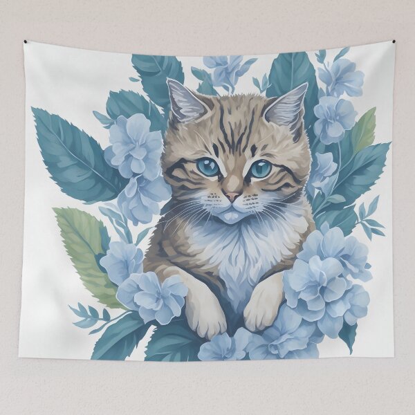 Item preview, Cat Painting #9 designed and sold by YourMajestyLuna.