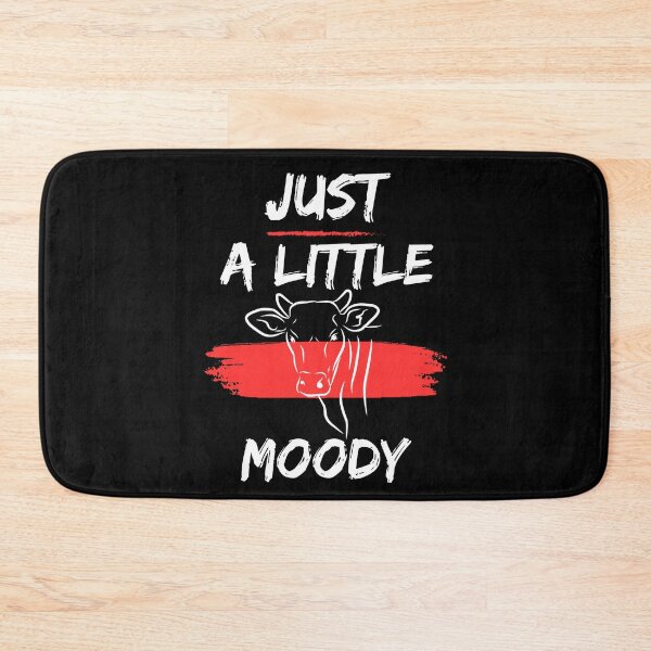 Item preview, Just a little moody | just a little moody cow designed and sold by HStudioPrints.