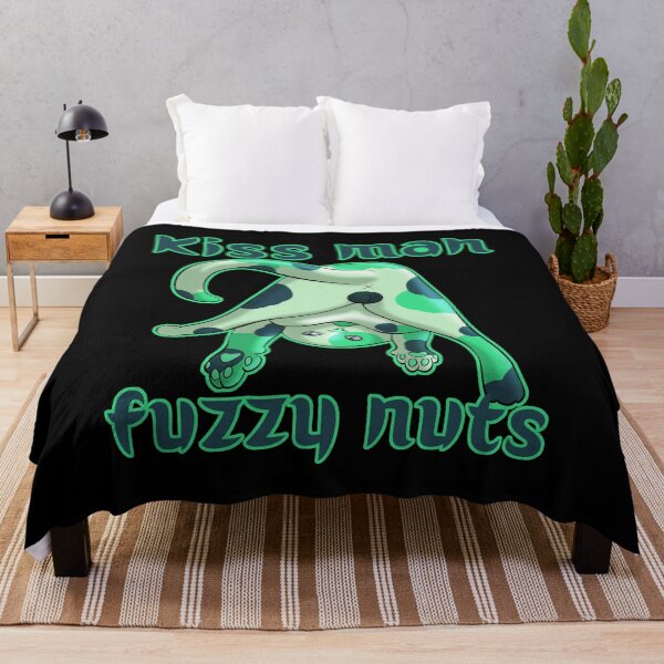 Item preview, Kiss my fuzzy nuts designed and sold by Red-wolf-Ink.