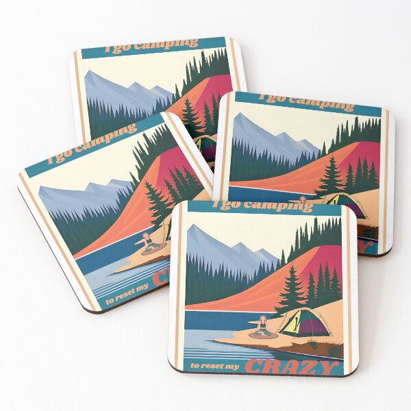 Item preview, Yoga Loves Camping  designed and sold by myfavoritesm4.