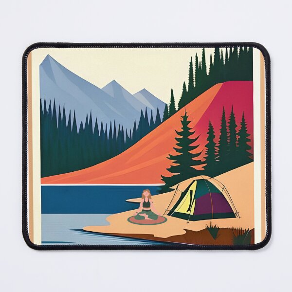 Item preview, Yoga Loves Camping designed and sold by myfavoritesm4.