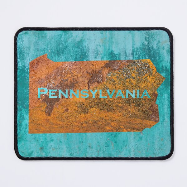 Item preview, Pennsylvania Rust on Teal designed and sold by Elisabeth Lucas.