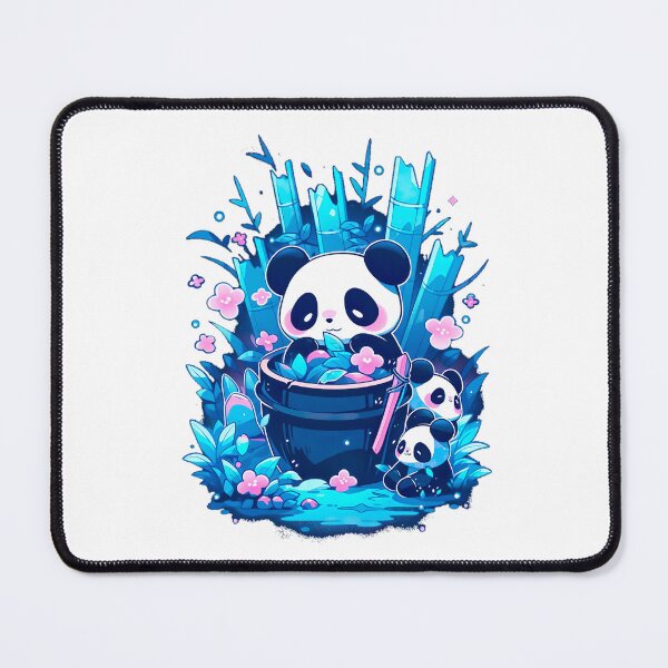 Item preview, Cute Panda Family Playing near Bamboo designed and sold by Verdetto.
