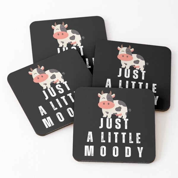 Item preview, Just a little moody | just a little moody cow  designed and sold by HStudioPrints.