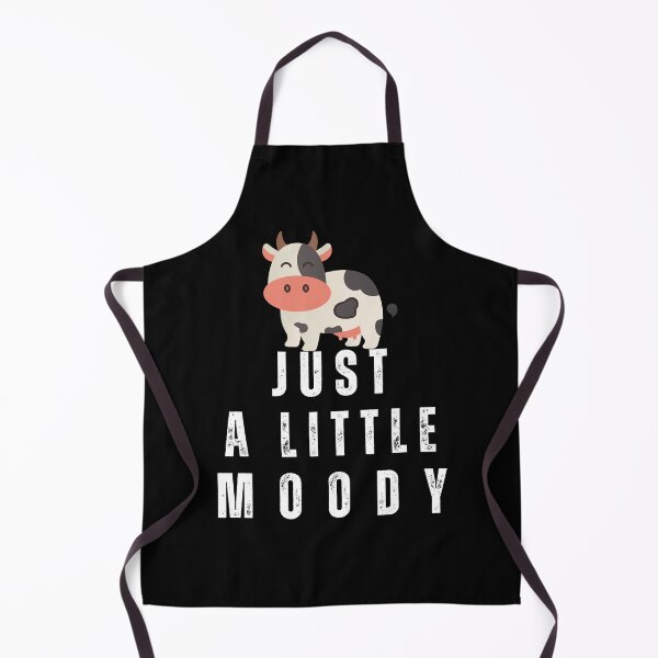 Item preview, Just a little moody | just a little moody cow designed and sold by HStudioPrints.