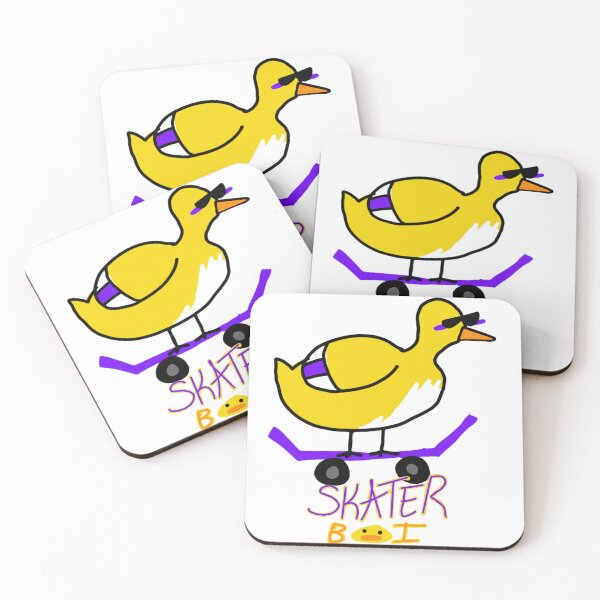 Item preview, Sk8ter Duck - with text designed and sold by Tatum-Tot.