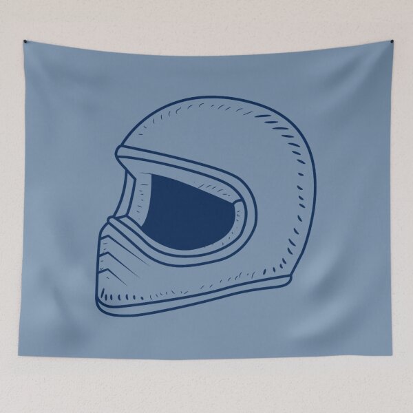 Item preview, Dark Blue Helmet   designed and sold by matexka.