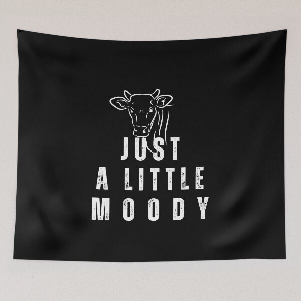 Item preview, Just a little moody | just a little moody cow  designed and sold by HStudioPrints.