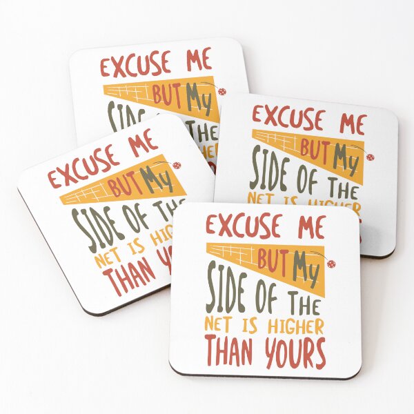 Item preview, Funny Pickleball Excuse Me But My Side of the Net is Higher designed and sold by whyitsme.
