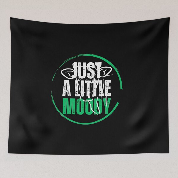 Item preview, Just a little moody | just a little moody cow  designed and sold by HStudioPrints.