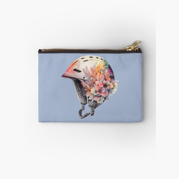 Item preview, Watercolor Floral Skiing Helmet designed and sold by matexka.