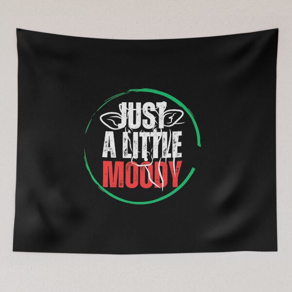Item preview, Just a little moody | just a little moody cow  designed and sold by HStudioPrints.