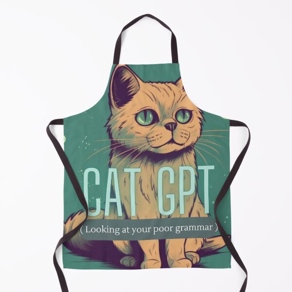 Item preview, Cat GPT Looking at Your Poor Grammar designed and sold by Step, Repeat.