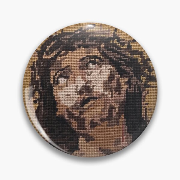 Item preview, Jesus needlework designed and sold by SprokeusWokeus.