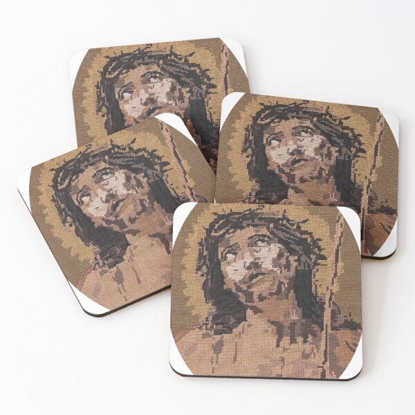 Item preview, Jesus needlework designed and sold by SprokeusWokeus.