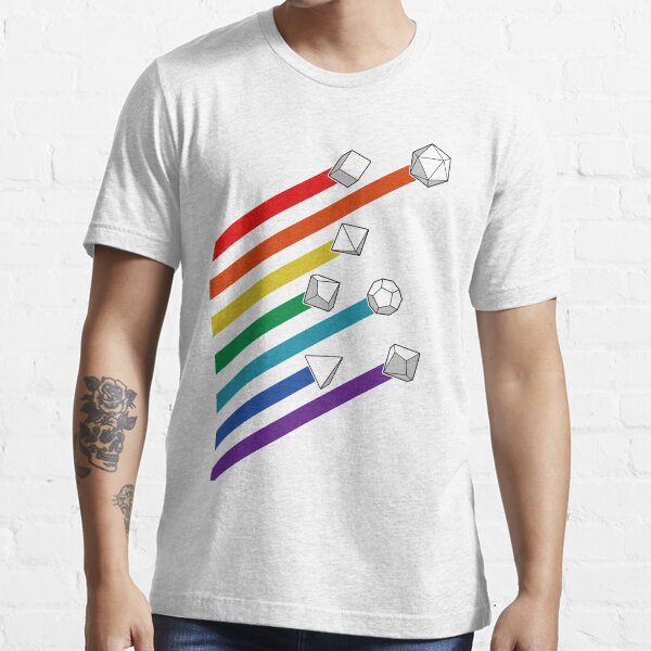 R.O.L.L.G.B.I.V. (White Background) Essential T-Shirt