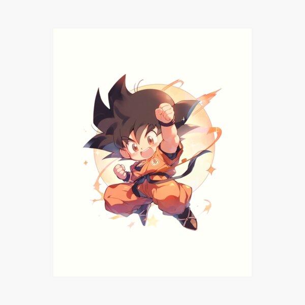 Dragonball Sticker - Goku Chibi 2 Art Print for Sale by PuppyPals3