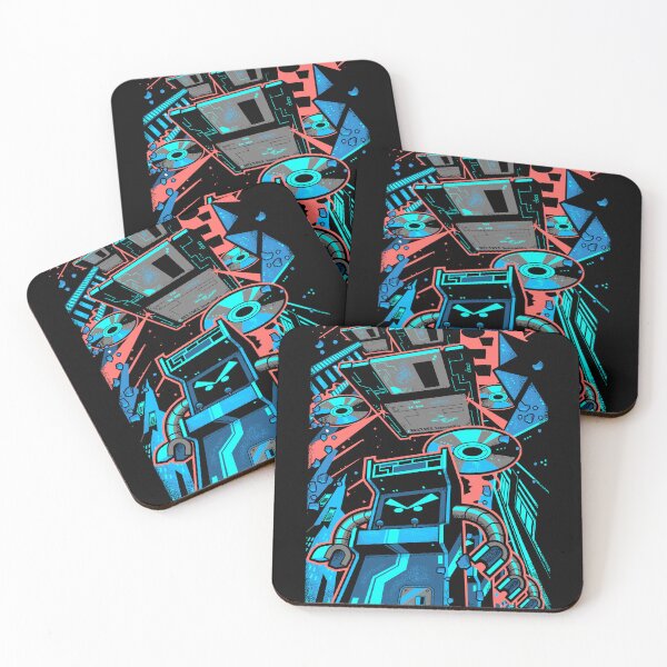 Item preview, Retro Tech Invasion designed and sold by artlahdesigns.