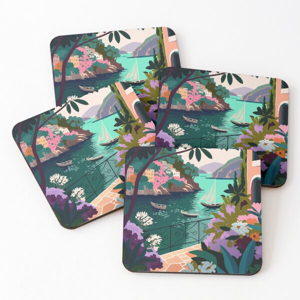 Item preview, Portofino Bliss: A Coastal Masterpiece III designed and sold by RoseAesthetic.