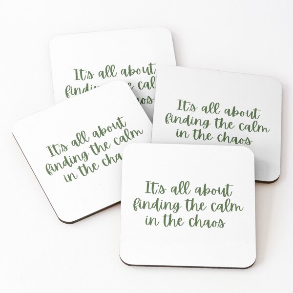 Item preview, It's All About Finding The Calm Voice In The Dark designed and sold by StickerSparkle.